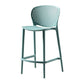 Scandinavian Matte Finish Milk Tea Shop Stool Plastic Footrest Barstool Clearhalo 'Bar Furniture' 'Bar Stools' 'bar_stools' 'furn' 'furn_bar_stools' 'Furniture' 'furniture_bar_stools' 'Kitchen & Dining Furniture' 1200x1200_c960f37f-a8aa-4818-8c04-f6a1c38512c0