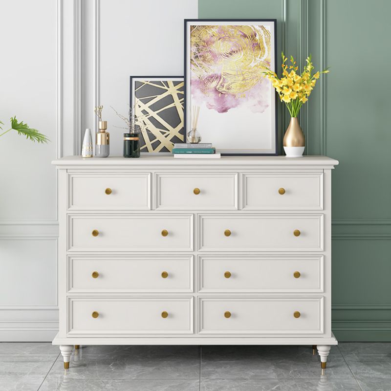 Glam Solid Wood Chest Home Storage Chest in White with Drawers Clearhalo 'Bedroom Furniture' 'Dressers & Chests' 'dressers_chests' 'furn' 'furn_dressers_chests' 'Furniture' 1200x1200_c9617bec-98c8-4730-8151-b6e216700ee8