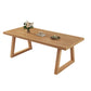 Modern massief houten meubels 1/2/3/4/5/6/7 PCS Standaardhoogte eetkamertafel set