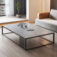 Aucune table basse simple pénible de cadre d'ardoise grise moderne de table basse