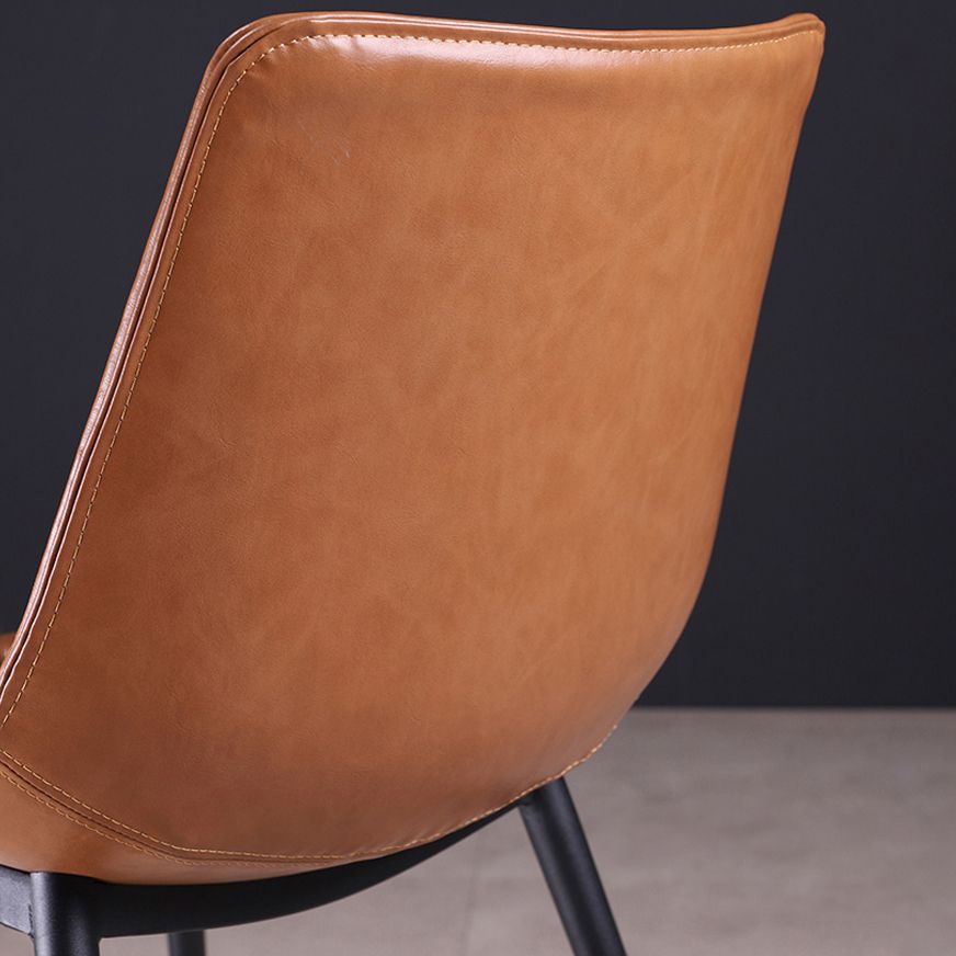 Contemporary Chairs Dining Armless Chairs with Metal Legs for Kitchen Clearhalo ' kitchen&dining_furn' 'Dining Chairs' 'Dining Tables & Seating' 'dining_chair' 'furn' 'furn_dining_chair' 'Furniture' 'furniture_dining_chair' 'Kitchen & Dining Furniture' 'kitchen' 1200x1200_c961f376-4ce5-49b1-9bf3-c48a3bb78626