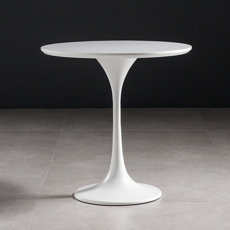 23,6 "tavolo da piedistallo alto in ferro di ferro tavola in legno massiccio