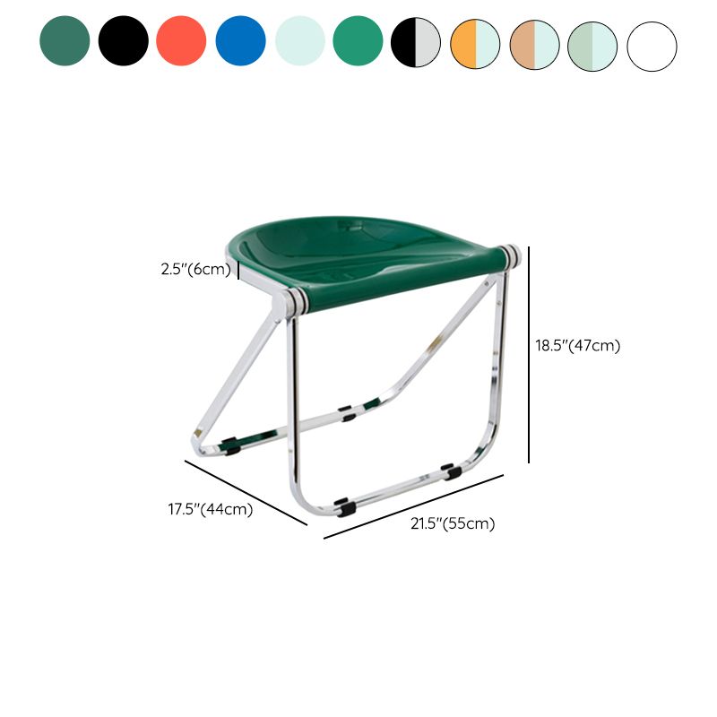 Vouwen Acryl-eetstoel stoel metalen frame binnenstoel binnen de outdoor