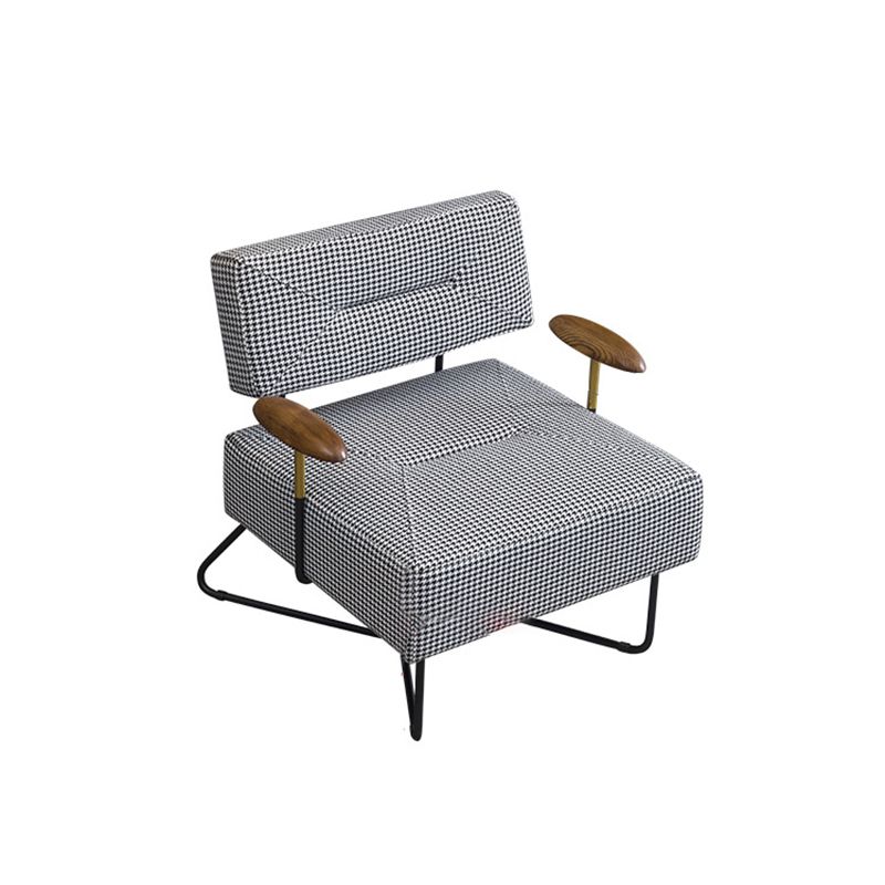 Chenille Arm Chair 29.92" Wide Arms Included Accent Armchair Clearhalo 'Accent Chairs' 'accent_chairs' 'Chairs & Seating' 'furn' 'furn_accent_chairs' 'Furniture' 'Living Room Furniture' 1200x1200_c963b182-4f5b-4c38-9442-2982764ab98e