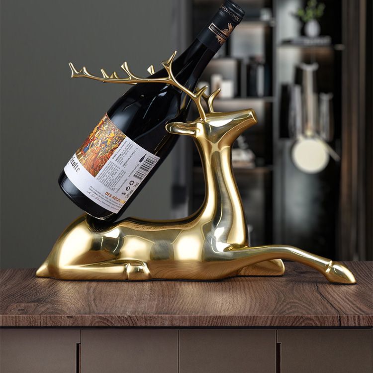 Streil en verre à vin de table en métal support de vin moderne pour cuisine