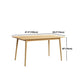 Rectangle Dining Table Solid Wood Dining Room Table in Natural Clearhalo 'Dining Tables & Seating' 'Dining Tables' 'dining_table' 'furn' 'furn_dining_table' 'Furniture' 'Kitchen & Dining Furniture' 1200x1200_c9664e18-edda-4cbb-8440-782c99c1cbf4