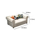 Tufted Rolled Arm Chesterfield Sofa Faux Leather Beige Cushions Sofa Clearhalo 'furn' 'furn_sofas' 'Furniture' 'Living Room Furniture' 'Sofa' 'sofas' 1200x1200_c966f1f2-d5c0-4dc2-8978-67a3fb7bac1f