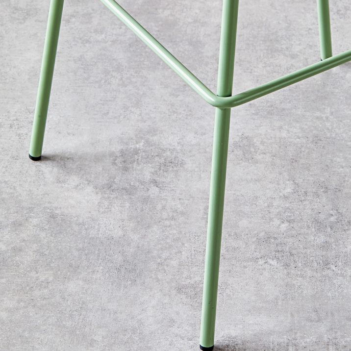 Modern Armless Backrest Counter Stool Iron Milk Tea Shop Bar Stool with Pedal Clearhalo 'Bar Furniture' 'Bar Stools' 'bar_stools' 'furn' 'furn_bar_stools' 'furniture_bar_stools' 'Kitchen & Dining Furniture' 'kitchen&dining_furn' 'kitchen' 'kitchen_furn' Furniture' 1200x1200_c96729ba-55c3-4580-9eda-2dfa881e4db7