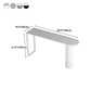 Contemporary Style Rectangle Bar Counter Table Dining Sintered Stone Table for Kitchen Clearhalo 'Bar Furniture' 'Bar Tables' 'bar_tables' 'furn' 'furn_bar_tables' 'Furniture' 'furniture_bar_tables' 'Kitchen & Dining Furniture' 1200x1200_c967690c-89c1-466f-b352-1c307b10b9e1