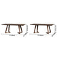 Contemporary Rectangle Dining Table Pine Solid Wood Table with Double Pedestal for Dining Room Clearhalo ' dining_table' 'Dining Tables & Seating' 'Dining Tables' 'furn' 'furn_dining_table' 'Furniture' 'furniture_dining_table' 'Kitchen & Dining Furniture' 'kitchen&dining_furn' 'kitchen' 'kitchen_dining_table' 1200x1200_c9680247-7943-48db-8ce9-4db7192eb420