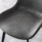 Modern Style Faux Leather Chair 20'' Wide Parsons Dining Chair for Home Use Clearhalo ' kitchen&dining_furn' 'Dining Chairs' 'Dining Tables & Seating' 'dining_chair' 'furn' 'furn_dining_chair' 'Furniture' 'furniture_dining_chair' 'Kitchen & Dining Furniture' 'kitchen' 1200x1200_c9690f63-3c9d-4e12-92e2-56c58752ffff