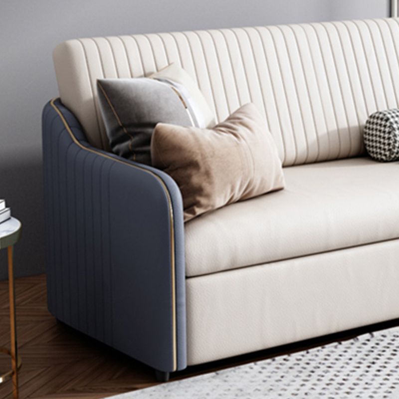 37" Wide Glam Sleeper Sofa Futon Foldable Pillow Included Sleeper Sofa Clearhalo 'furn' 'furn_futons' 'Furniture' 'Futons & Daybeds' 'Futons' 'Living Room Furniture' 1200x1200_c96b4e2f-74fd-4631-9c98-82a6ba72a629