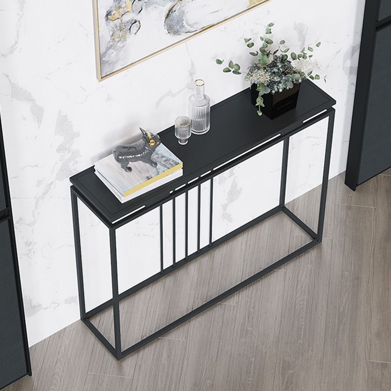 Table accent de console moderne Table de console finition antique en métal