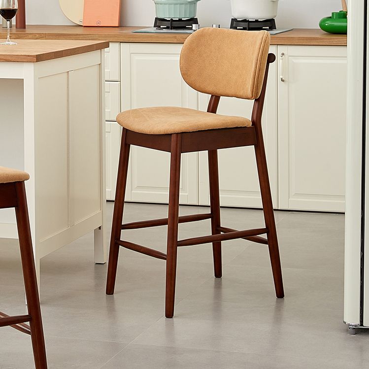 Modern Style Bar Stool Wooden Base Bar Stools for Dining Room