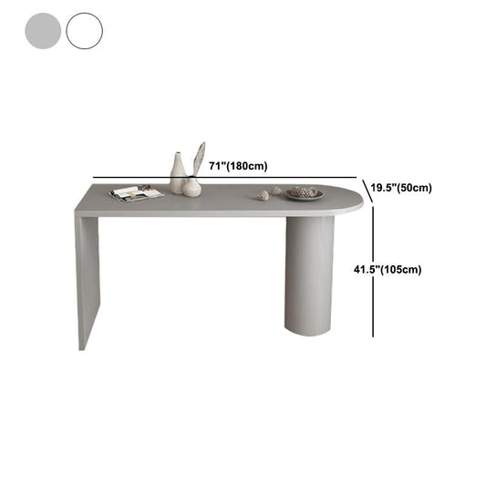 Tavolo da bar in legno con finitura opaca con tavolo da pub moderno doppio piedistallo per piccoli luoghi