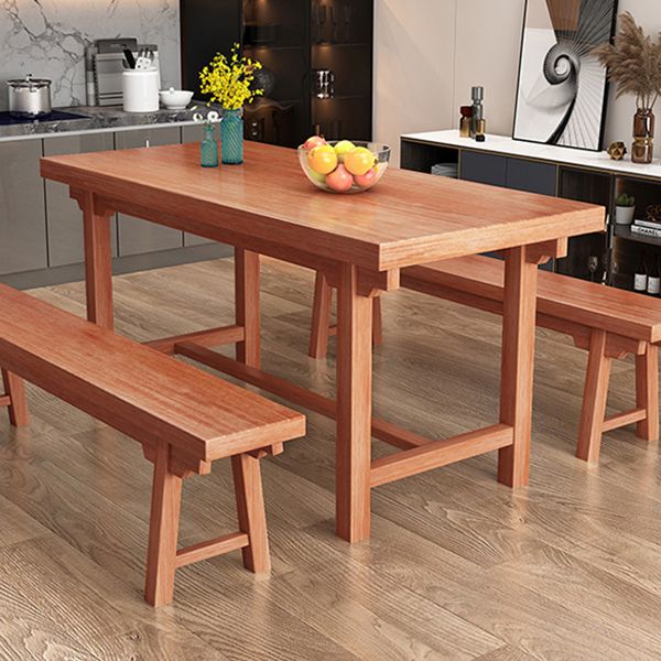 Modern Solid Wood Standard Dining Table Kitchen Rectangle Dining Table with Trestle Base Clearhalo ' dining_table' 'Dining Tables & Seating' 'Dining Tables' 'furn' 'furn_dining_table' 'Furniture' 'furniture_dining_table' 'Kitchen & Dining Furniture' 'kitchen&dining_furn' 'kitchen' 'kitchen_dining_table' 1200x1200_c9721dbb-ef52-450e-84a1-c5312c8e3878