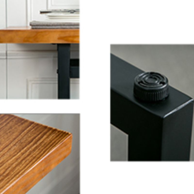 Table de acento de madera moderna de mediados de siglo Mesa de consola rectangular