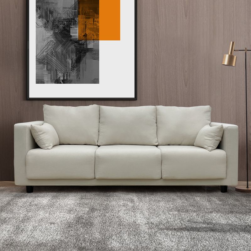 Square Arm Modern Sofa with Tight Seat and Loose Back for Living Room Clearhalo 'furn' 'furn_sofas' 'Furniture' 'furniture_sofas' 'kitchen' 'kitchen_sofas' 'Living Room Furniture' 'Sofa' 'sofas' 1200x1200_c974584c-5261-4904-a0fa-a59ac128010f