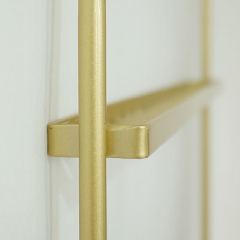 Metal Floating Bookcase Gold Color Wall Mounted Shelf for Home Office Clearhalo 'Bookcases' 'furn' 'furn_bookcases' 'Furniture' 'furniture_bookcases' 'Office Furniture' 1200x1200_c97591a6-3f5e-4661-bdea-367e3f640845