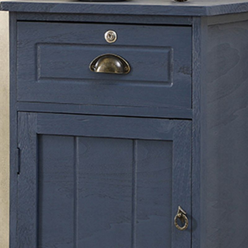 Industrial Bracket Legs Accent Cabinet with Door and Drawers Storage Cabinet Clearhalo 'Cabinets & Chests' 'cabinets_chests' 'furn' 'furn_cabinets_chests' 'Furniture' 'Living Room Furniture' 1200x1200_c977950b-4508-4cc4-abb1-5b740b8d1dc6