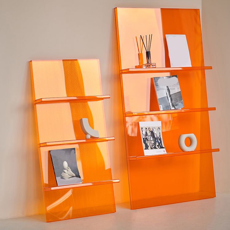 Scandinavian Acrylic Etagere Bookshelf Closed Back Vertical Bookshelf Clearhalo 'Bookcases' 'furn' 'furn_bookcases' 'Furniture' 'furniture_bookcases' 'kitchen' 'kitchen_bookcases' 'Living Room Furniture' 'Office Furniture' 1200x1200_c97962c2-8201-4777-83a9-bb238398488d