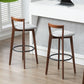 Modern Backrest Armless Counter Stool Wood kitchen Bar Stool with Cushion and Pedal Clearhalo 'Bar Furniture' 'Bar Stools' 'bar_stools' 'furn' 'furn_bar_stools' 'furniture_bar_stools' 'Kitchen & Dining Furniture' 'kitchen&dining_furn' 'kitchen' 'kitchen_furn' Furniture' 1200x1200_c97a4287-c254-4d7c-89d6-28ed125f5616