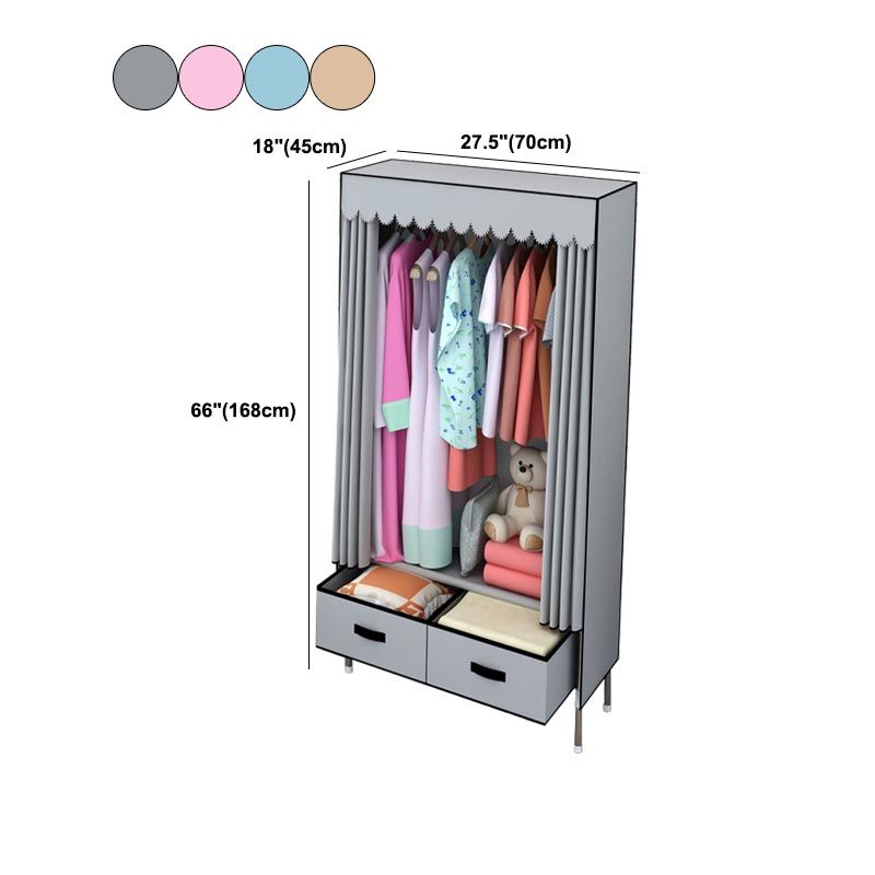 Armadio in metallo argento armadio per la casa contemporanea con cassetti