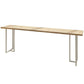Pine Wood Bar Dining Table Contemporary Bar Table with Double Pedestal Base Clearhalo 'Bar Furniture' 'Bar Tables' 'bar_tables' 'furn' 'furn_bar_tables' 'Furniture' 'furniture_bar_tables' 'Kitchen & Dining Furniture' 1200x1200_c97f7054-e558-4d9a-b357-39dee64b9794