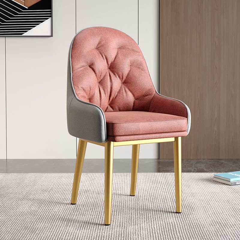 Modern Style Home Solid Back Metal Dining Arm Chair(Set of 4/8) Clearhalo 'Dining Chairs' 'Dining Tables & Seating' 'dining_chair' 'furn' 'furn_dining_chair' 'Furniture' 'Kitchen & Dining Furniture' 1200x1200_c9802692-a365-42b4-972b-0dc47fea1021