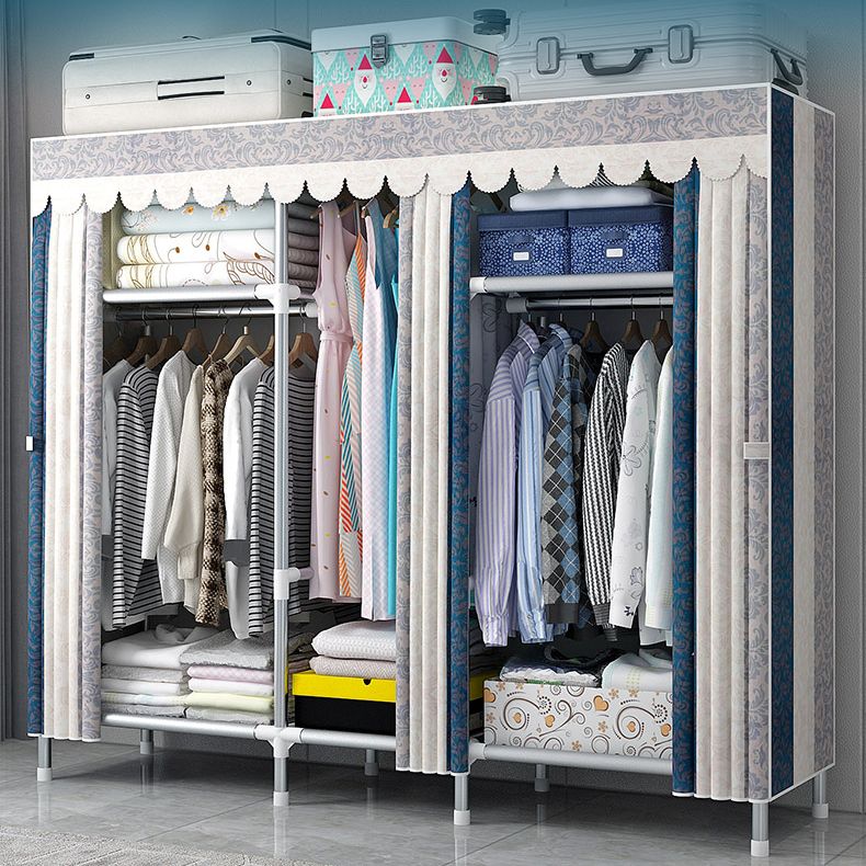 Armadio moderno per la casa in stile armadio in acciaio armadio del guardaroba