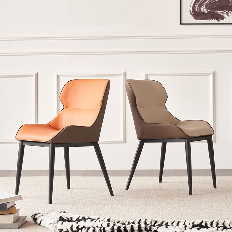 Modern Style Arm Chair Wingback Side Chair with Metal Legs for Home Use (Set of 2) Clearhalo ' kitchen&dining_furn' 'Dining Chairs' 'Dining Tables & Seating' 'dining_chair' 'furn' 'furn_dining_chair' 'Furniture' 'furniture_dining_chair' 'Kitchen & Dining Furniture' 'kitchen' 1200x1200_c983b1ef-109b-4ea2-ac12-d9d3bf2ffce6
