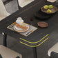 Modern Rectangle Stone Dining Table 1/2/7 Pieces Dining Set for Dining Room