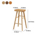 Living Room Modern Wood Barstool Wood 4 Legs Bar Stool with Pedal Clearhalo 'Bar Furniture' 'Bar Stools' 'bar_stools' 'furn' 'furn_bar_stools' 'Furniture' 'Kitchen & Dining Furniture' 1200x1200_c988f73c-223d-48a5-9f83-e2a96affa821