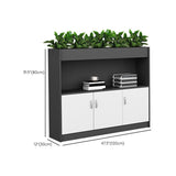 Archivo de madera de estantes de almacenamiento de estilo nórdico bloqueo de archivos verticales