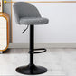 Modern Home Adjustable Height Stool Matte Finish Upholstered Bar Stools Clearhalo 'Bar Furniture' 'Bar Stools' 'bar_stools' 'furn' 'furn_bar_stools' 'Furniture' 'furniture_bar_stools' 'Kitchen & Dining Furniture' 1200x1200_c98ccb04-f6c4-4cdf-9b0d-ba043b87e2be