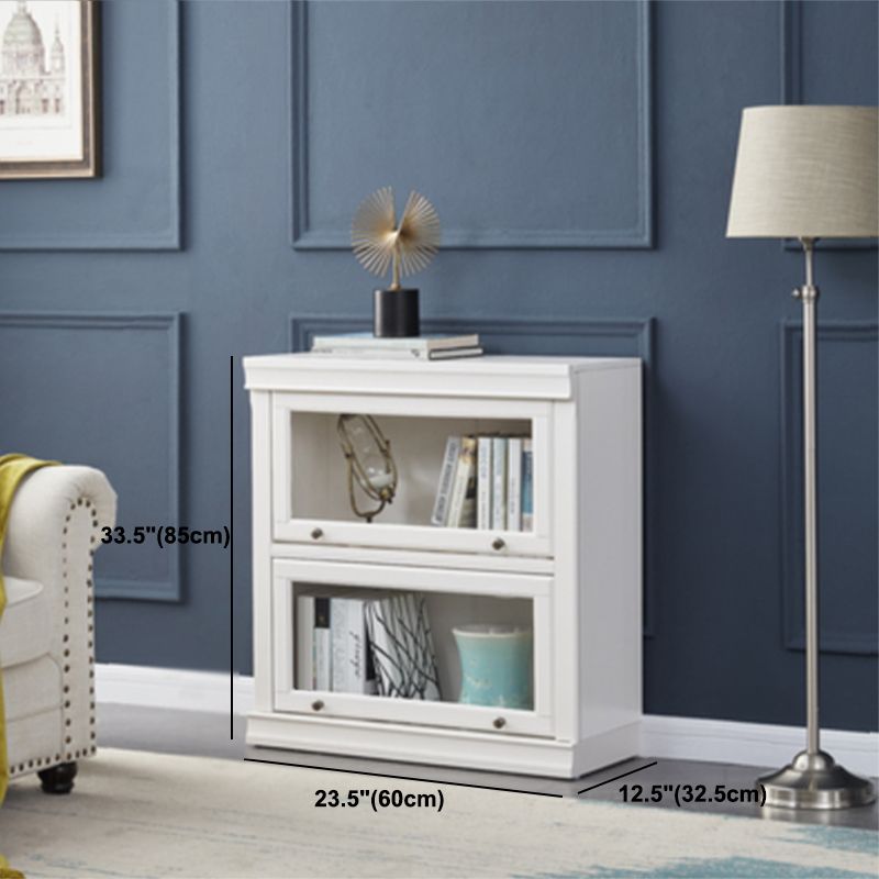 Modern Style Bookcase Solid Wood Rectangular Shelf with Doors Clearhalo 'Bookcases' 'furn' 'furn_bookcases' 'Furniture' 'furniture_bookcases' 'kitchen' 'kitchen_bookcases' 'Living Room Furniture' 'Office Furniture' 1200x1200_c98d354f-813e-4b46-9ad9-8af1f937969b