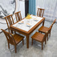 Mid-Century Modern Sintered Stone Table 4 Legs Base Rectangle Table for Home Clearhalo ' dining_table' 'Dining Tables & Seating' 'Dining Tables' 'furn' 'furn_dining_table' 'Furniture' 'furniture_dining_table' 'Kitchen & Dining Furniture' 'kitchen&dining_furn' 'kitchen' 'kitchen_dining_table' 1200x1200_c98f8f1e-1647-4759-ba64-f5583a210ea4
