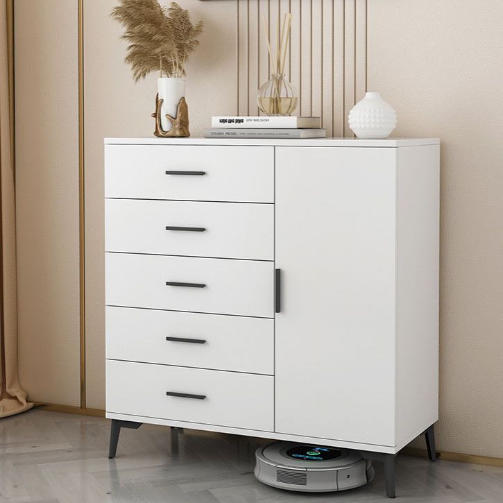 Sideboard di legno Scheda laterale in stile moderno con armadi e cassetti