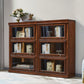 Minimalist Closed Back Bookcase in Solid Wood Material Shelve Clearhalo 'Bookcases' 'furn' 'furn_bookcases' 'Furniture' 'furniture_bookcases' 'kitchen' 'kitchen_bookcases' 'Living Room Furniture' 'Office Furniture' 1200x1200_c992721b-163e-49c3-b022-78f327e197d3