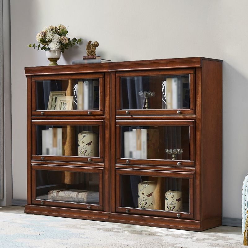Minimalist Closed Back Bookcase in Solid Wood Material Shelve Clearhalo 'Bookcases' 'furn' 'furn_bookcases' 'Furniture' 'furniture_bookcases' 'kitchen' 'kitchen_bookcases' 'Living Room Furniture' 'Office Furniture' 1200x1200_c992721b-163e-49c3-b022-78f327e197d3