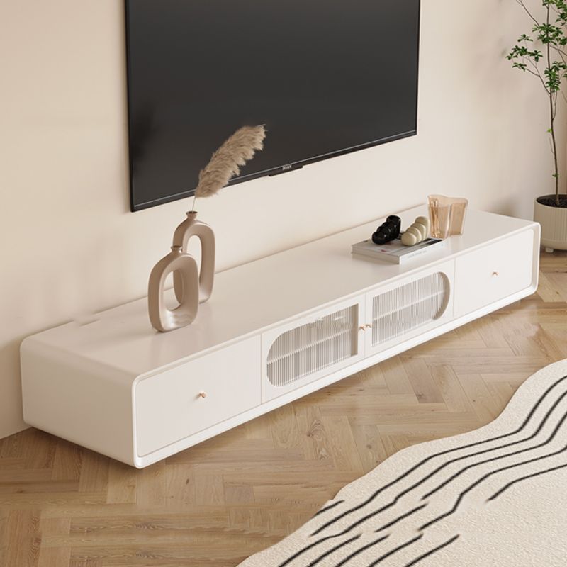 Console televisiva contemporanea supporto TV in legno con cassetti per soggiorno