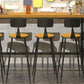Industrial Style 1/6/11 Pieces Bar Table Set Rectangle Pine Wood Counter Table for Cafe Clearhalo 'Bar Furniture' 'furn' 'furn_home_bar_bar_sets' 'Furniture' 'Home Bars & Bar Sets' 'home_bar_bar_sets' 'Kitchen & Dining Furniture' 1200x1200_c9942a0c-e62e-469d-aa17-91faa9725ae7
