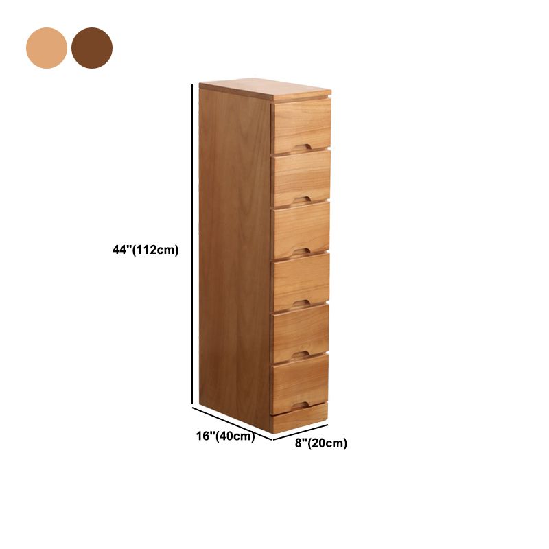 44 "hoge houten 6-lads accentborstkant vierkante bovenkant zonder handkastje