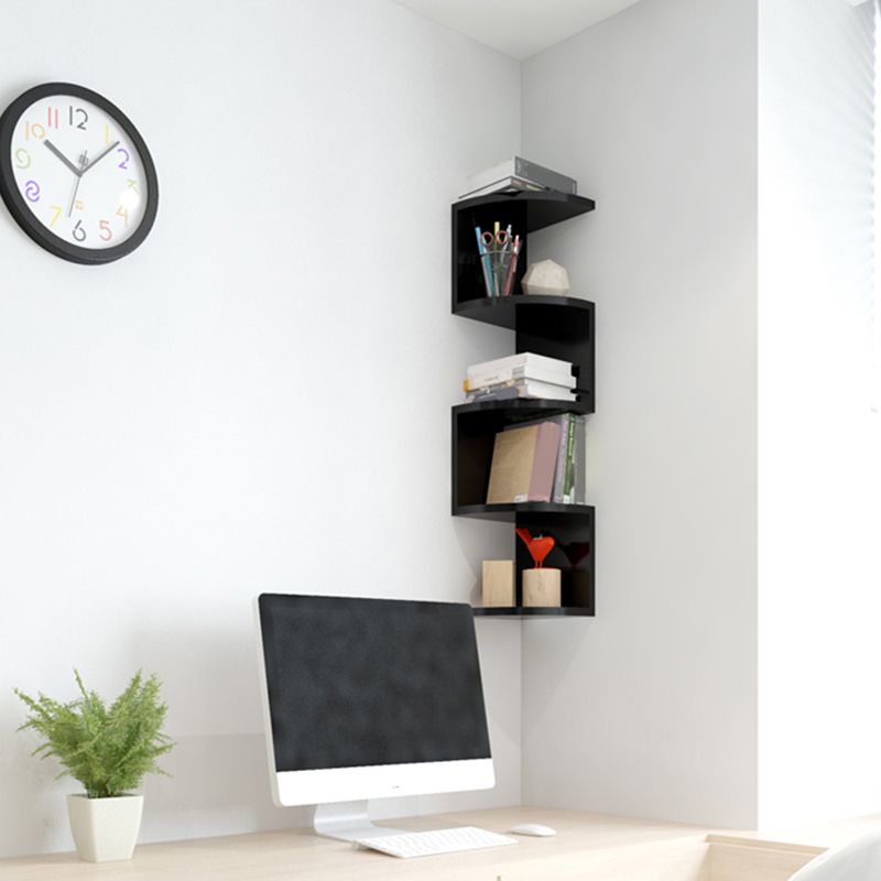 Contemporary Wall Mounted Bookcase Engineered Wood Bookshelf for Home Office Clearhalo 'Bookcases' 'Furniture' 'furniture_bookcases' 'Office Furniture' 1200x1200_c99673a5-a1d5-4711-a5a2-5bb307a5fe5a