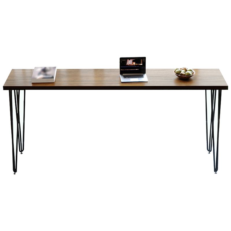 Pine Wood Bar Dining Table Industrial Rectangle Bar Table with 4 Legs Pedestal for Balcony Clearhalo 'Bar Furniture' 'Bar Tables' 'bar_tables' 'furn' 'furn_bar_tables' 'Furniture' 'furniture_bar_tables' 'Kitchen & Dining Furniture' 1200x1200_c996a1e5-5392-4eaf-979a-1b21f176e226