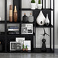 Modern Style Metal Bookshelf Open Etagere Shelf Bookcase for Office Clearhalo 'Bookcases' 'Furniture' 'furniture_bookcases' 'kitchen' 'kitchen_bookcases' 'Living Room Furniture' 'Office Furniture' 1200x1200_c99a5066-5e4b-48a1-a9b5-a171f1e9c838