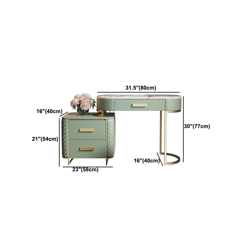 Glam de 3 cajas de tocador de cajas de tocador de tocador