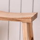 Industrial Backless Solid Wood Counter Stool Wooden Armless High Chair with 4 Legs