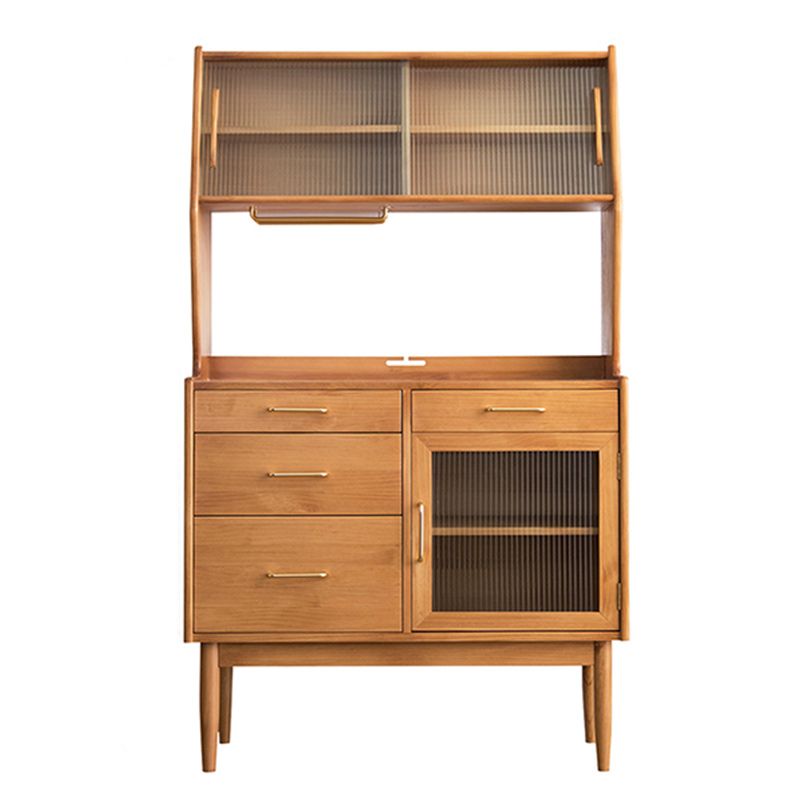 4-Draw-Sideboard zeitgenössischer 3-türh-Speisesserver für Wohnzimmer