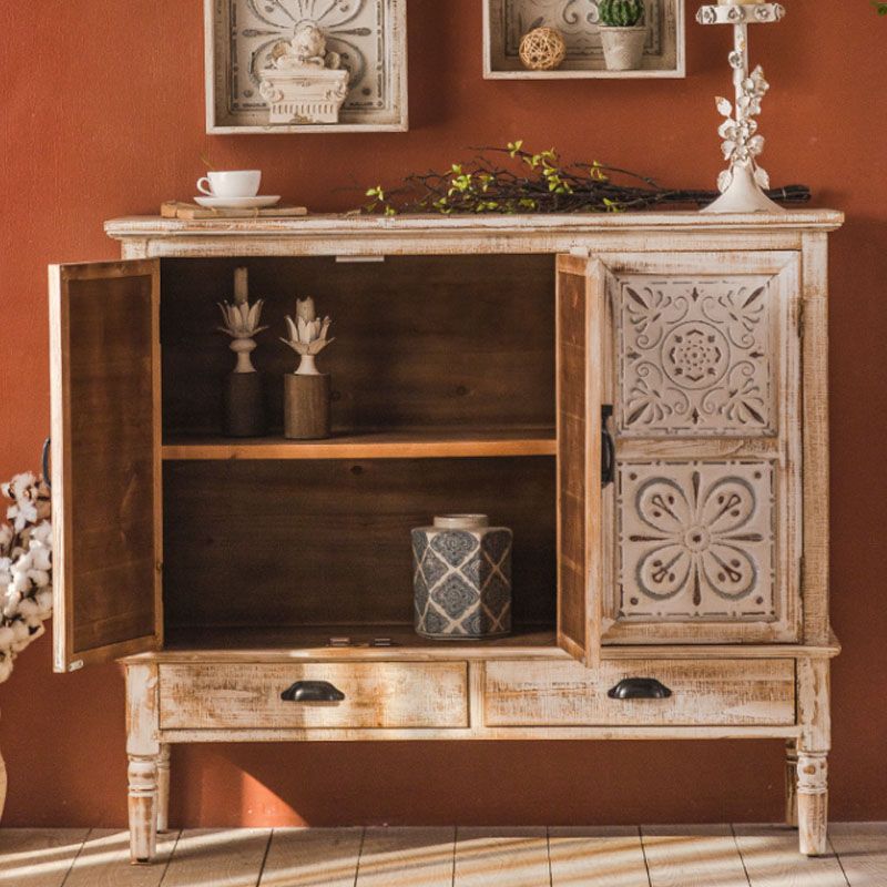 Farmhouse Sideboard Solid Wood Storage Sideboard Buffet with Drawers for Dining Room Clearhalo 'buffet_sideboard' 'Buffets & Sideboards' 'furn' 'furn_buffet_sideboard' 'Furniture' 'Kitchen & Dining Furniture' 1200x1200_c99dd0a9-03ec-4a25-993e-494ff2d2c6da